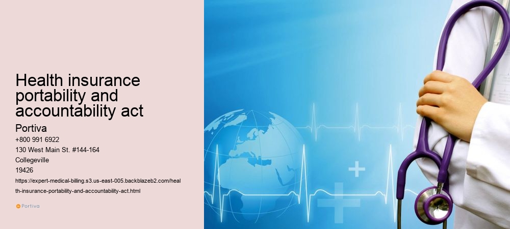 health insurance portability and accountability act