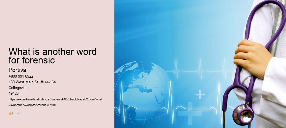 What is another word for forensic
